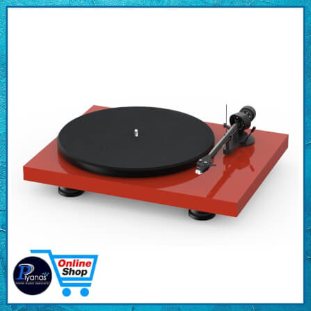 เครื่องเล่นแผ่นเสียง PROJECT : DEBUT CARBON EVO (พร้อมหัวเข็ม ORTOFON รุ่น 2M RED) (HIGH GLOSS RED)_1